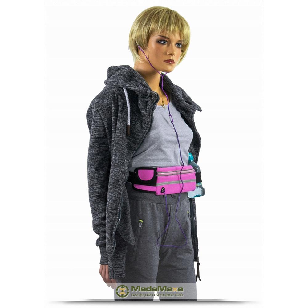 Fioletowa Sportowa Nerka do Biegania GT Sport Solid HR - KF60 - obrazek 6