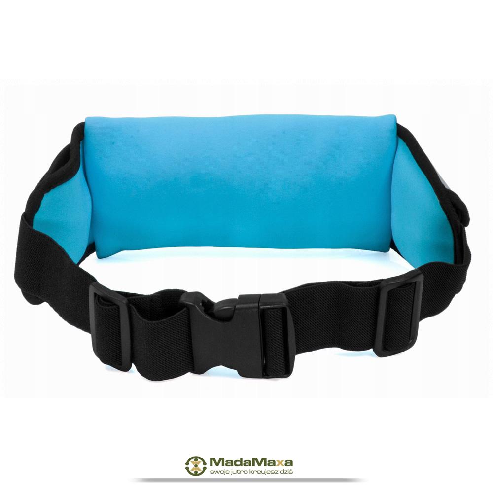 Niebieska Sportowa Saszetka Nerka Biodrówka do Biegania GT Sport Solid HR - KF59 - obrazek 3