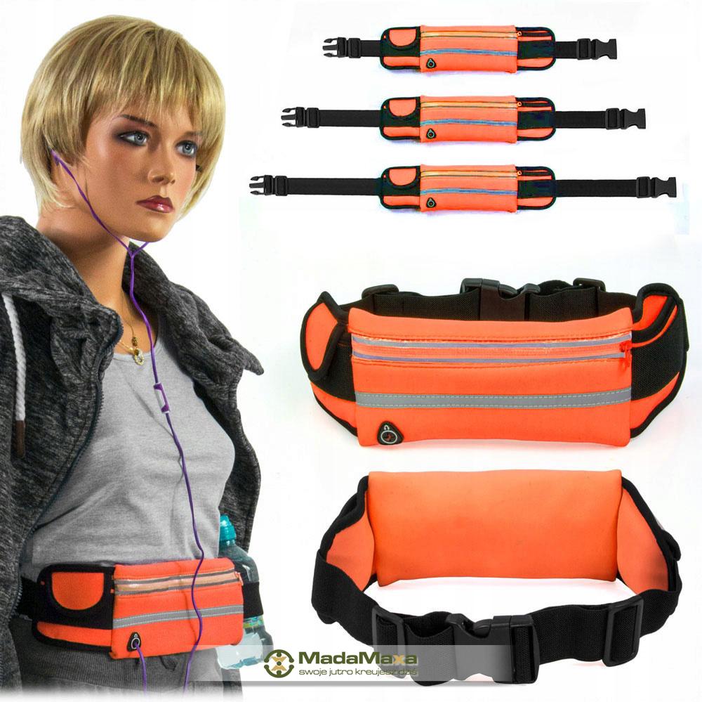 Marchewkowa / Pomarańczowa Sportowa Nerka do Biegania GT Sport Solid HR - KF63