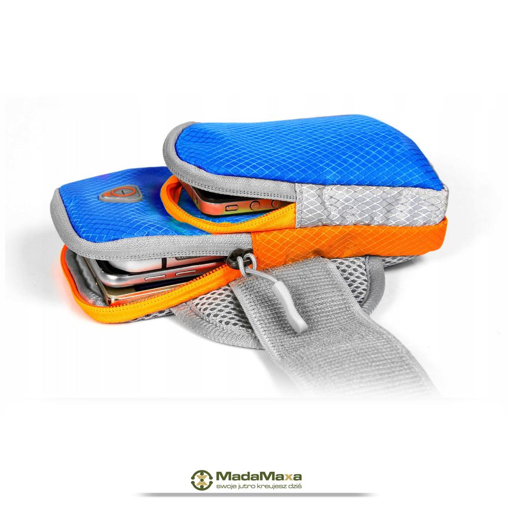 Niebieski Armband do Biegania, Opaska Sportowa na Ramię ARM-BAND DX Aquatics 7F ARM KF65 - obrazek 8