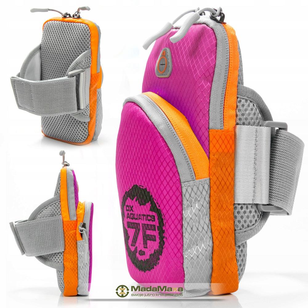 Fioletowy Armband do Biegania, Etui Sportowe na Ramię z nadrukiem - DX AQUATICS 7F - KF67