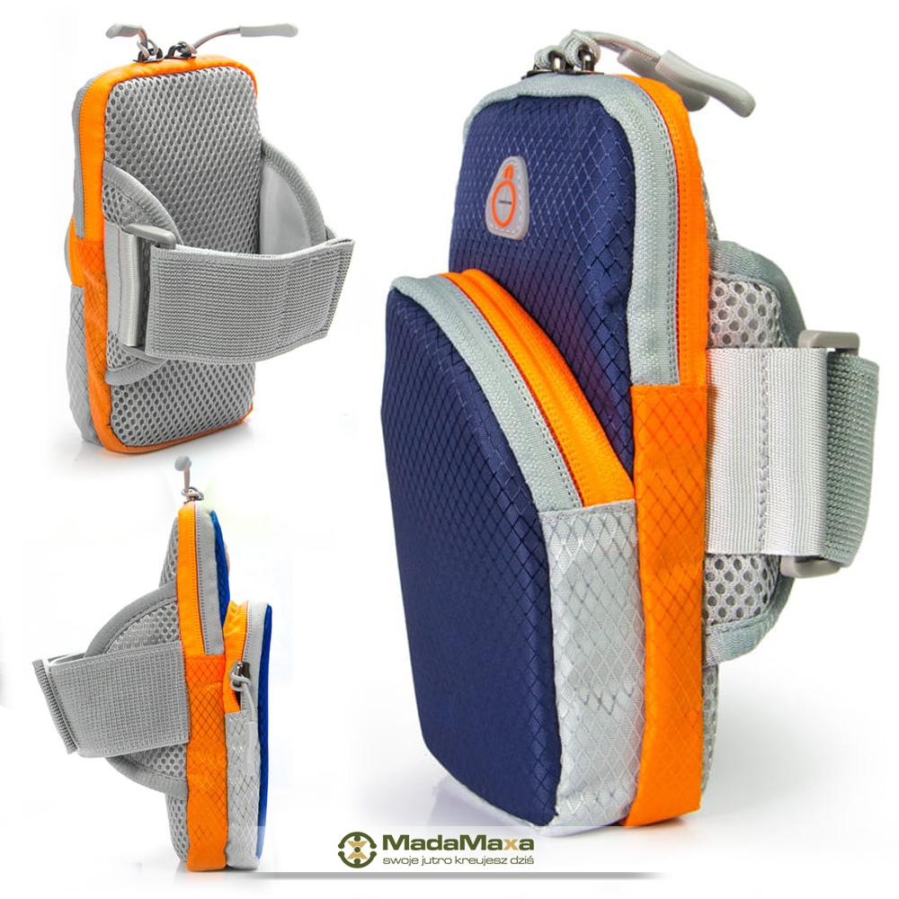 Granatowy Armband do Biegania, Opaska Sportowa na Ramię ARM-BAND DX Aquatics 7F ARM KF71