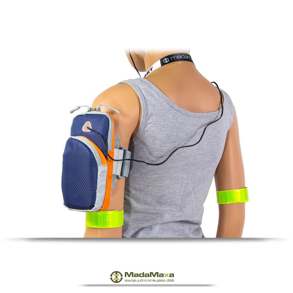 Granatowy Armband do Biegania, Opaska Sportowa na Ramię ARM-BAND DX Aquatics 7F ARM KF71 - obrazek 7