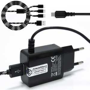 Ładowarka Sieciowa do Telefonu 1x USB wtyk TYPE-C + smycz - RVR-BLACK-TYPE-C-047 KF95