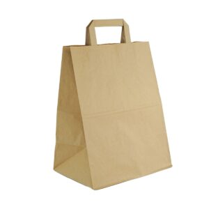 Torba EKO Brązowa Klockowa z Uchwytami 8 x 18 x 21 cm KF228